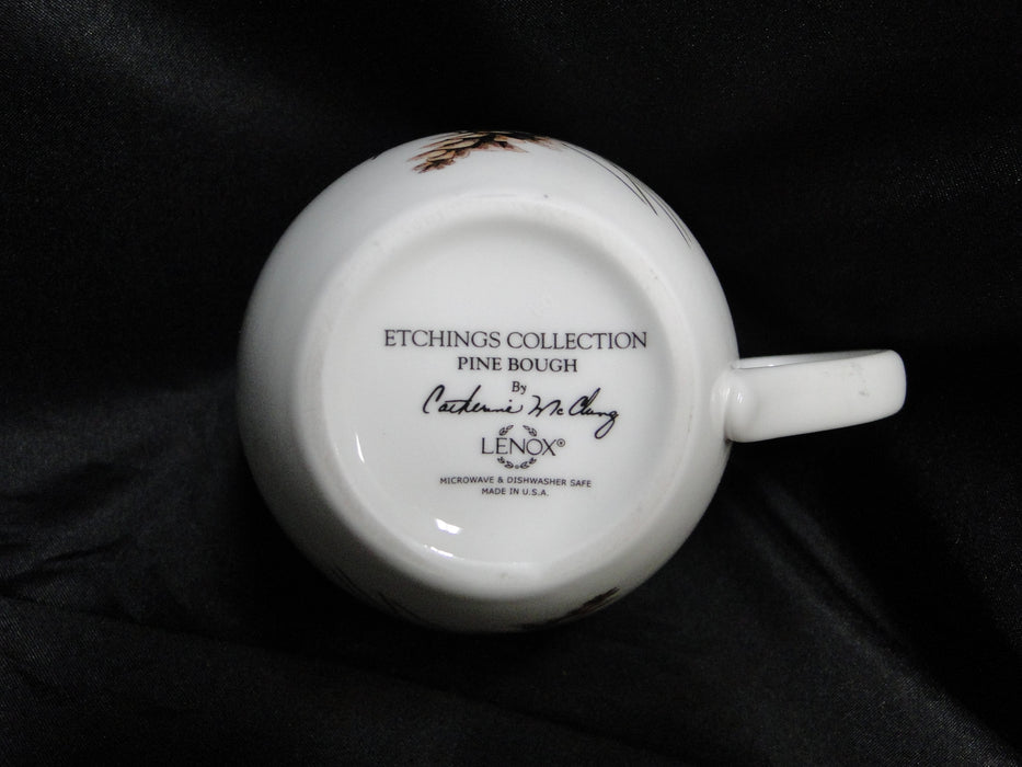 Lenox Etchings Pine Bough Collection: 3 1/4" Cup Only, No Saucer, As Is