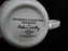 Lenox Etchings Pine Bough Collection: 3 1/4" Cup Only, No Saucer, As Is