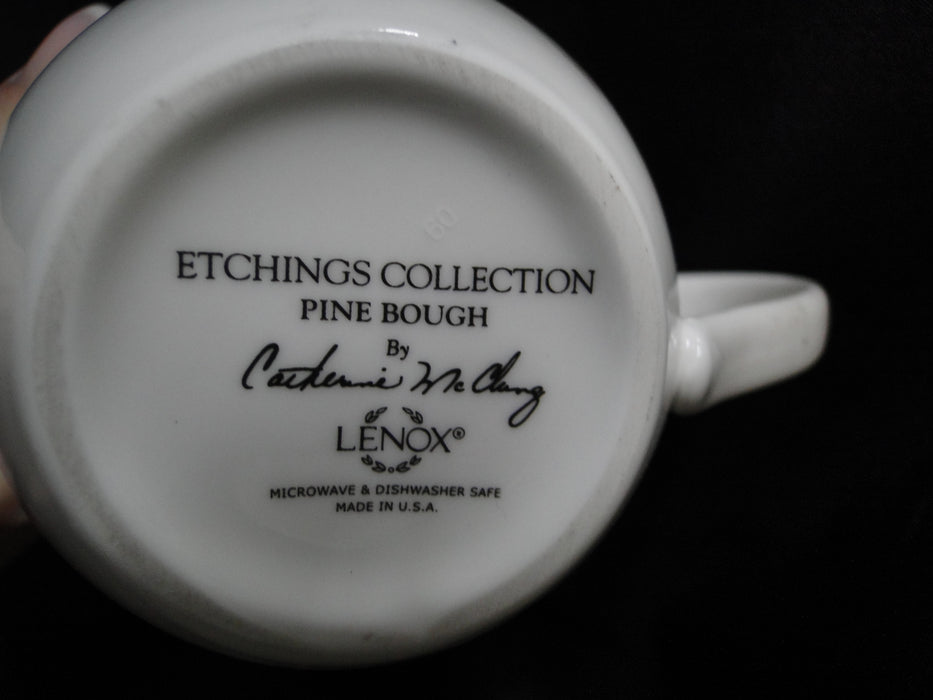 Lenox Etchings Pine Bough Collection: 3 1/4" Cup Only, No Saucer, As Is