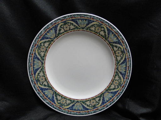 Mikasa San Marco, Mosaic Floral Border: Dinner Plate, 11", Crazing