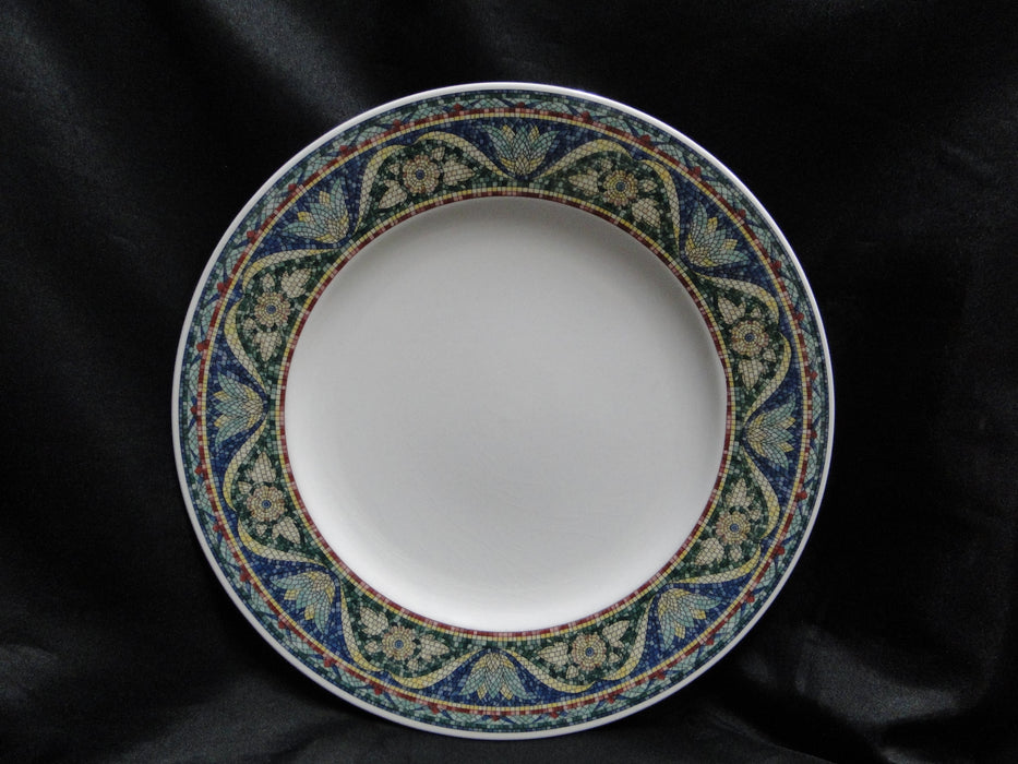 Mikasa San Marco, Mosaic Floral Border: Dinner Plate, 11", Crazing