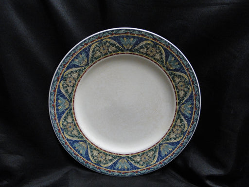 Mikasa San Marco, Mosaic Floral Border: Dinner Plate 11" Crazing & Discoloration