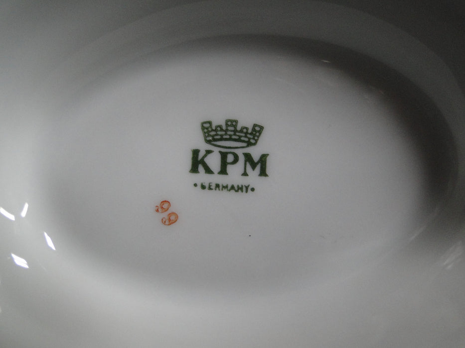 Krister Porzellan (KPM) KPM2, Multi Motif Florals: Gravy & Attached Underplate