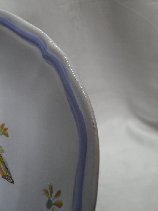 Longchamp Perouges, Light Blue w/ Bird & Flowers: Cereal Bowl (s), 6 1/8", As Is