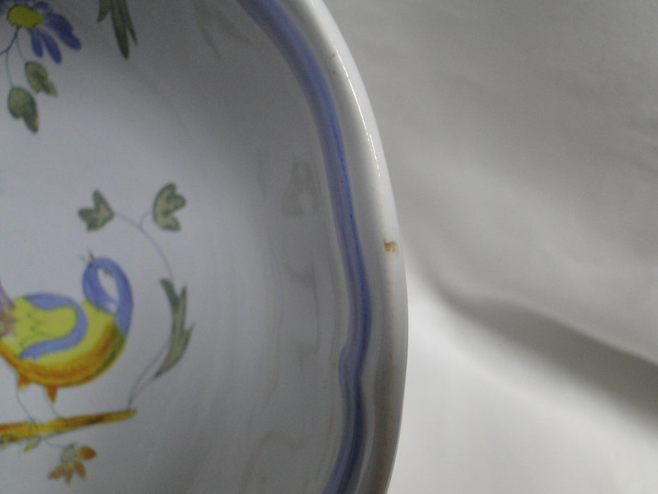 Longchamp Perouges, Light Blue w/ Bird & Flowers: Cereal Bowl (s), 6 1/8", As Is