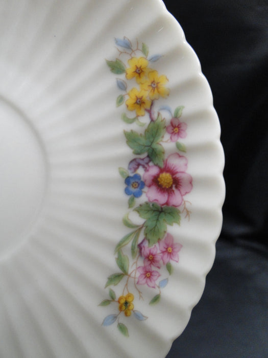 Lenox Sonnet, Florals, Fluted Rim, Gold Trim: Cup & Saucer Set, 2 1/2", Nick