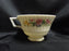 Lenox Sonnet, Florals, Fluted Rim, Gold Trim: Cup & Saucer Set, 2 1/2", Nick