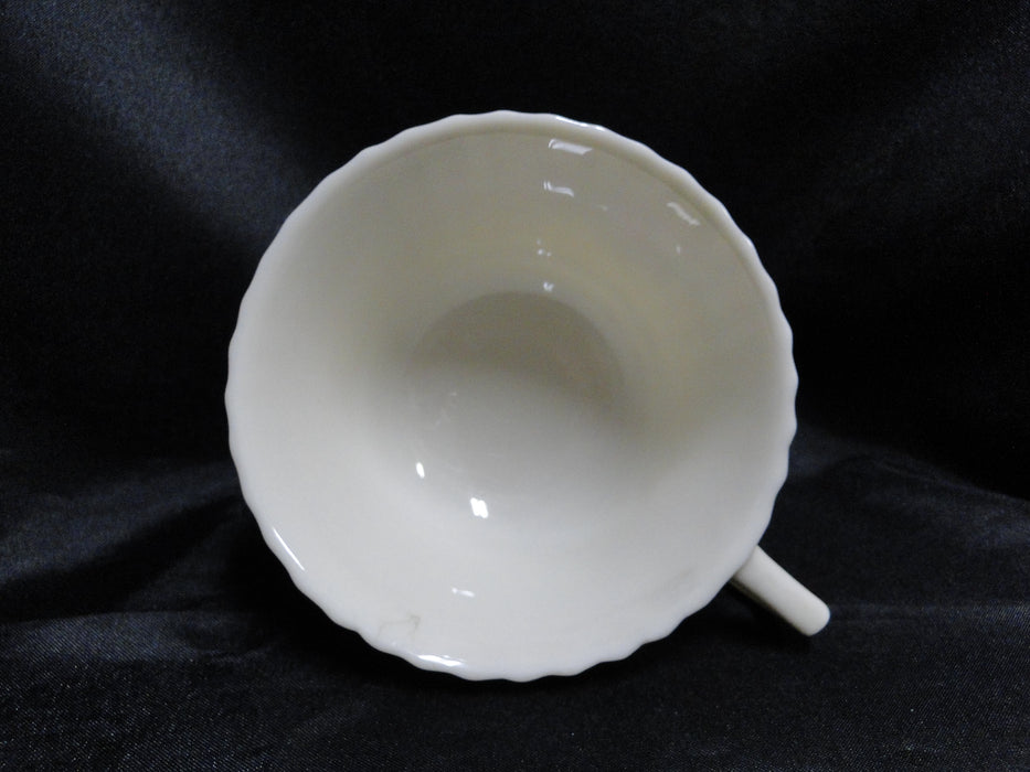 Lenox Sonnet, Florals, Fluted Rim, Gold Trim: Cup & Saucer Set, 2 1/2", Nick