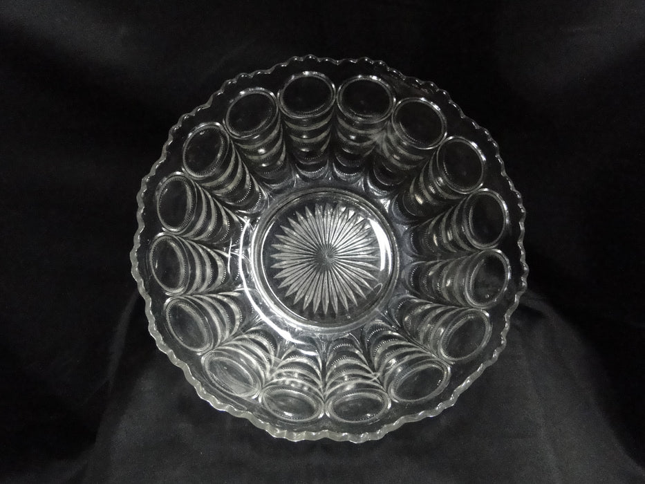 Ohio Flint Circle & Swag, Pressed: Serving Bowl, 9" x 3"