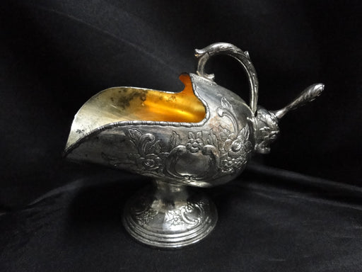 Raimond Silverplate, Gold Colored Lining: Sugar Scuttle / Bowl & Scoop, Wear