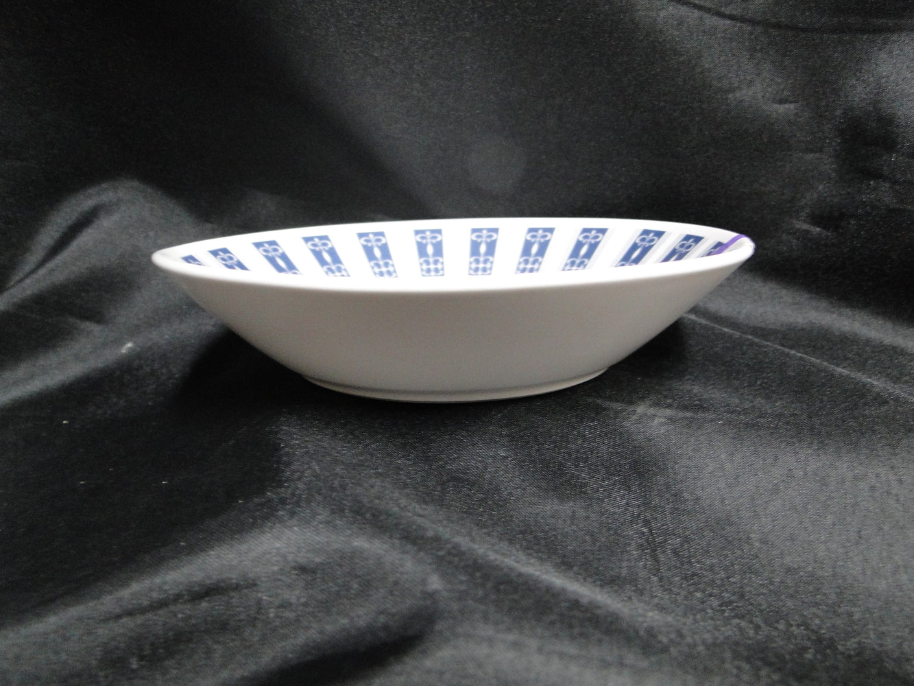 Noritake Pacific, 9010, Blue & White Panels: Fruit Bowl, 5 5/8" x 1 1/4", As Is