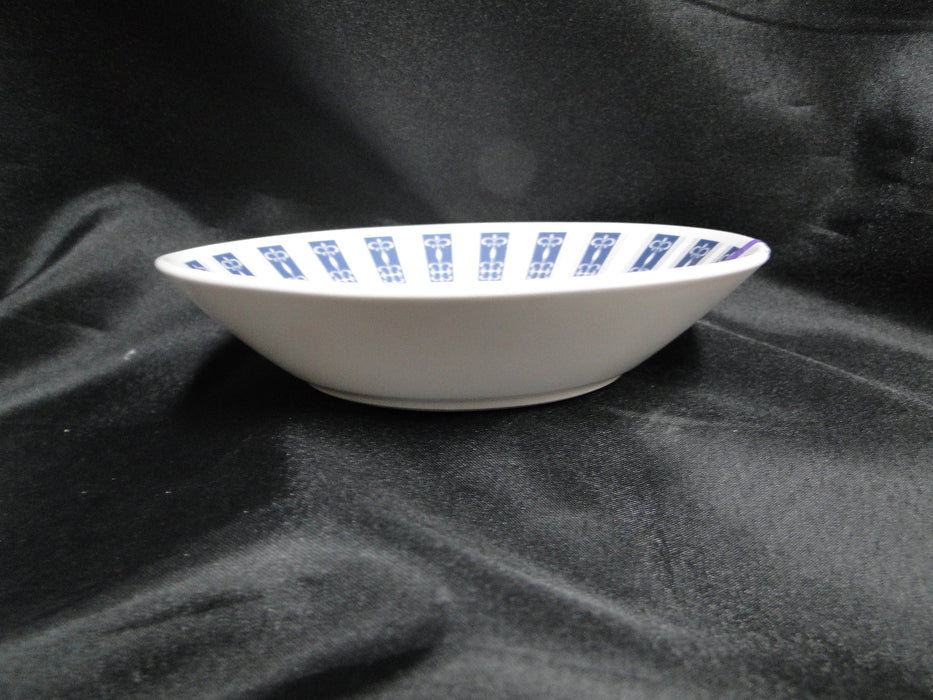 Noritake Pacific, 9010, Blue & White Panels: Fruit Bowl, 5 5/8" x 1 1/4", As Is