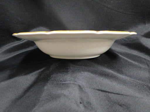 Royal Doulton Ito Scalloped: Bird, Floral: Rim Soup Bowl, 8" x 1.5", As Is