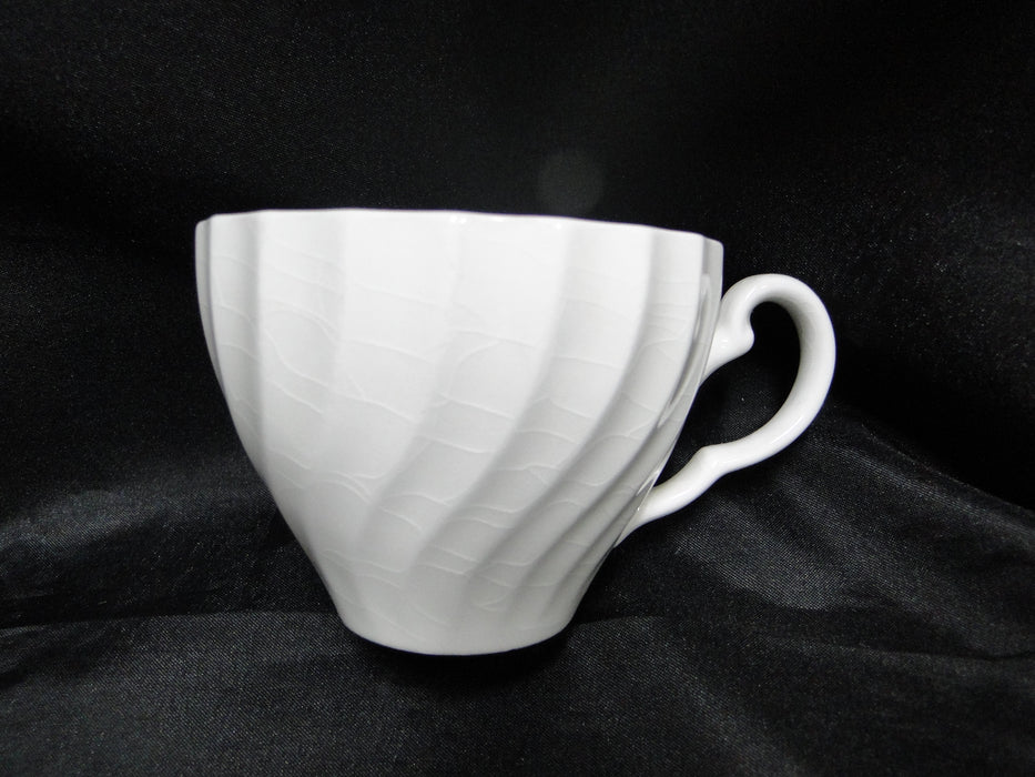 Johnson Brothers Regency, Snowhite, Swirled: 2 3/4" Cup Only, Crazing