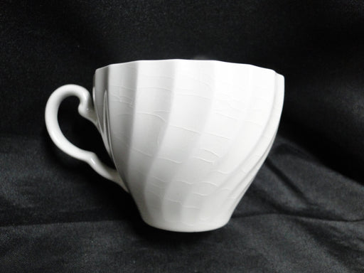 Johnson Brothers Regency, Snowhite, Swirled: 2 3/4" Cup Only, Crazing