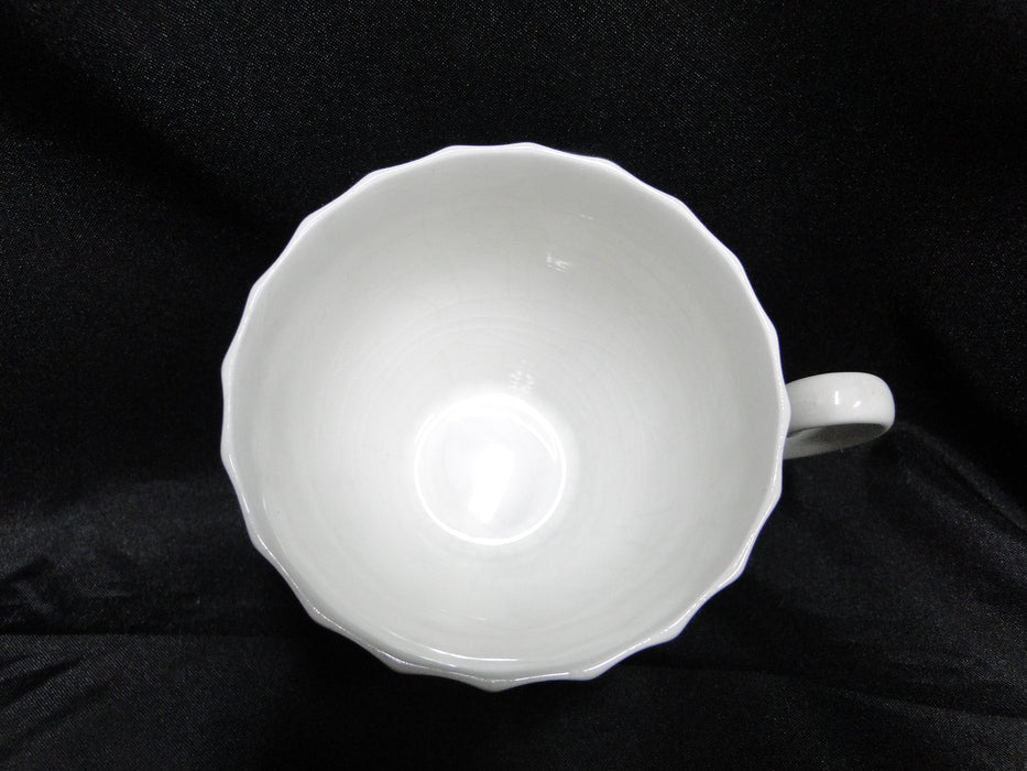 Johnson Brothers Regency, Snowhite, Swirled: 2 3/4" Cup Only, Crazing