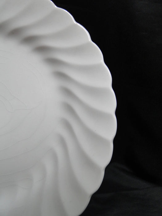Johnson Brothers Regency, Snowhite, Swirled: Bread Plate, 6 3/8", Crazing