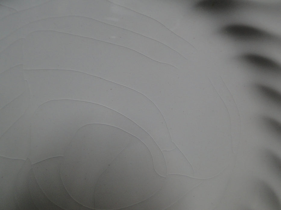 Johnson Brothers Regency, Snowhite, Swirled: Bread Plate, 6 3/8", Crazing