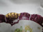 IBF Germany Magenta Border w/ Yellow Roses: Oval Bowl (s), 6 1/2", As Is