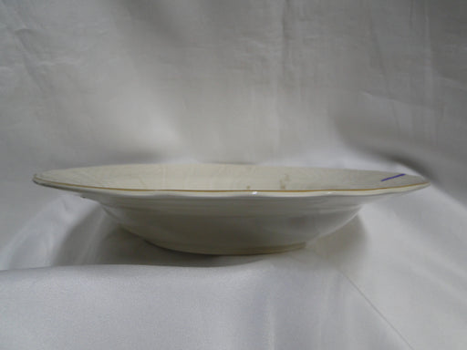 Mikasa Margaux, Rust & Yellow Floral, Weave Rim: Rim Soup Bowl, 9 1/4", As Is