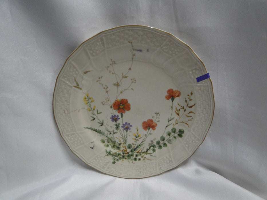 Mikasa Margaux, Rust & Yellow Floral, Weave Rim: Salad Plate (s), 8 1/8", As Is