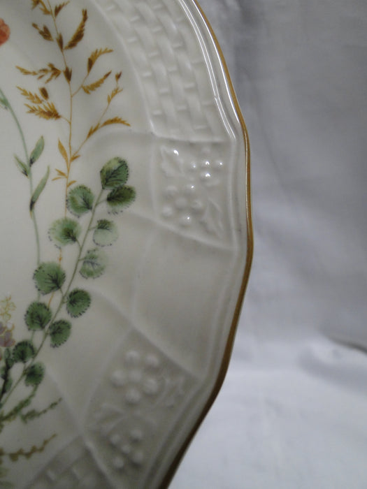 Mikasa Margaux, Rust & Yellow Floral, Weave Rim: Salad Plate (s), 8 1/8", As Is