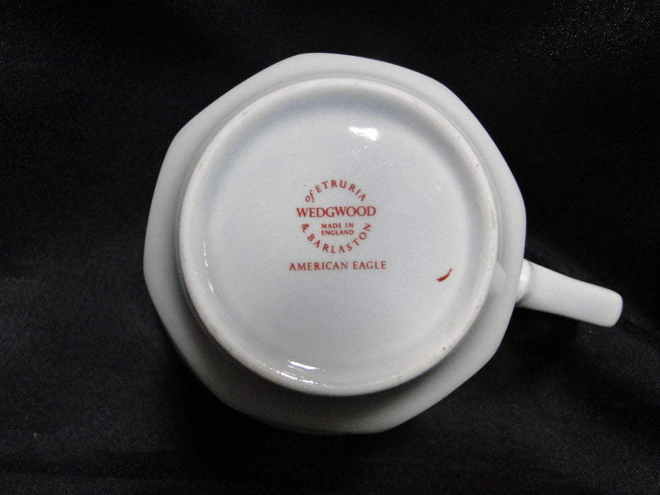 Wedgwood American Eagle, Red/Rust: Cup & Saucer Set (s), 2 5/8", As Is