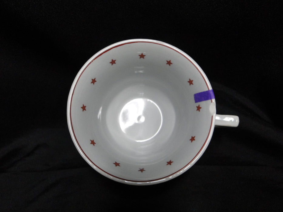Wedgwood American Eagle, Red/Rust: Cup & Saucer Set (s), 2 5/8", As Is