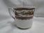 Meakin Americana Brown, Scene, Ironstone: Cup & Saucer Set, 3", As Is