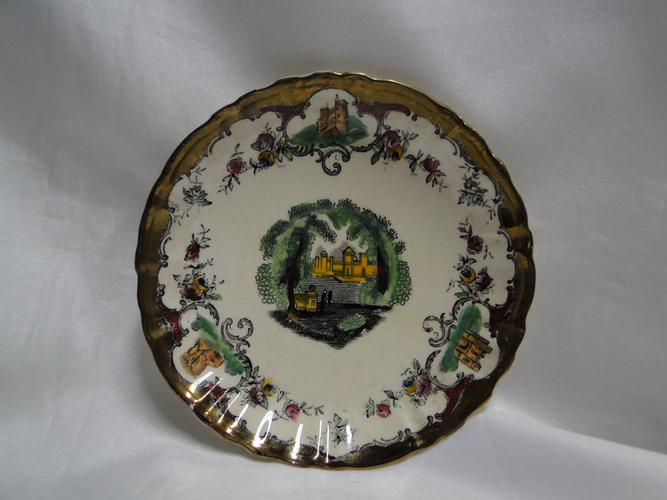Mason's Leeds, Scene: Demitasse Cup & Saucer Set, 2", As Is