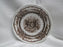 Meakin Americana Brown, Scene, Ironstone: 6" Saucer Only, No Cup