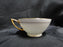 Minton H4523, Encrusted Gold, Cream Band: Cup & Saucer Set, 2"