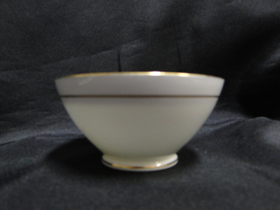 Minton H4523, Encrusted Gold, Cream Band: Cup & Saucer Set, 2"