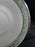 Lenox Memoir, Green Florals, Platinum Trim: 6" Saucer Only, As Is