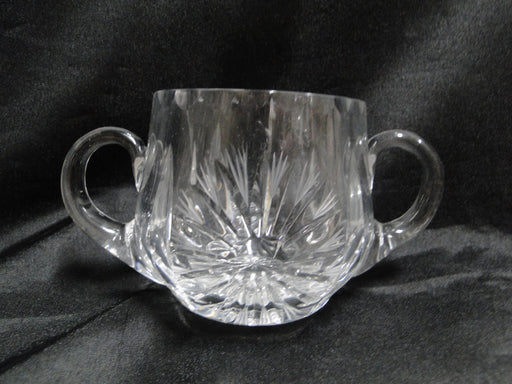 Clear w/ Cut Sunbursts: Open Sugar Bowl, 2 3/4" Tall --  CR#040