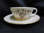Lenox Starlight, Brown Flowers, Gold Trim: Cup & Saucer Set (s), 2" Tall