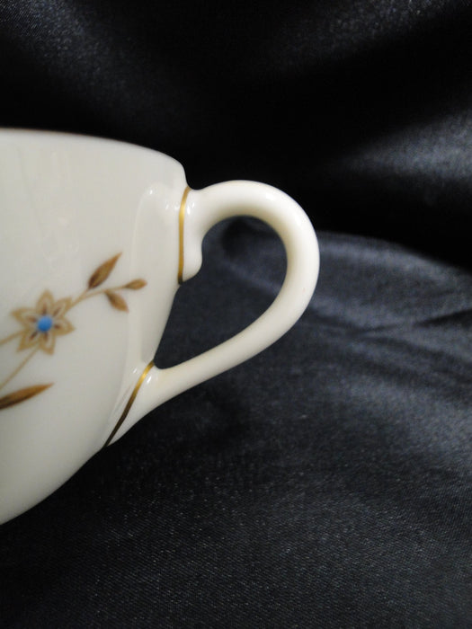 Lenox Starlight, Brown Flowers, Gold Trim: Cup & Saucer Set (s), 2" Tall
