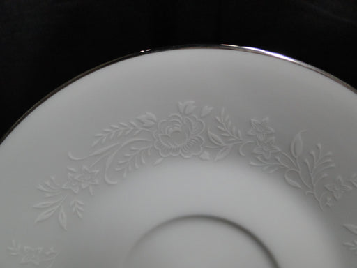Noritake Reina, 6450Q, White Flowers & Leaves : 6" Saucer Only, No Cup