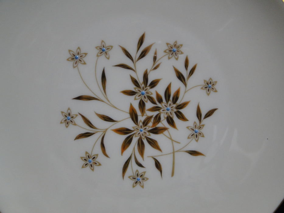 Lenox Starlight, Brown Flowers, Gold Trim: Salad Plate (s), 7 7/8"