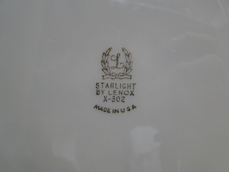 Lenox Starlight, Brown Flowers, Gold Trim: Salad Plate (s), 7 7/8"