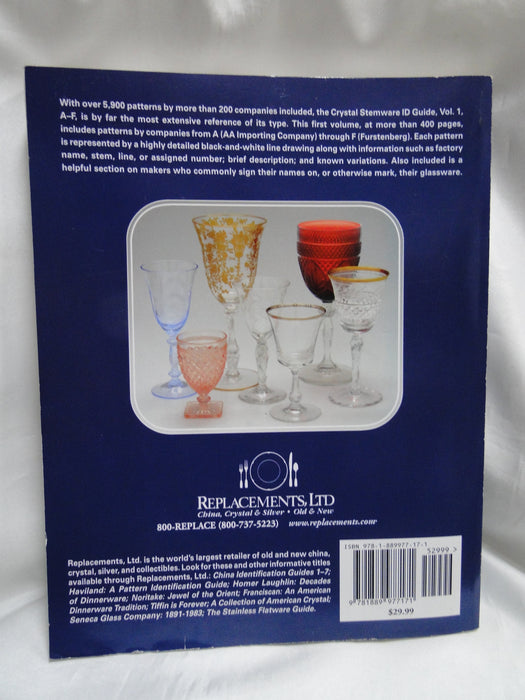 Crystal Stemware ID Guide Vol 1, A-F by Bob Page & Dale Frederiksen