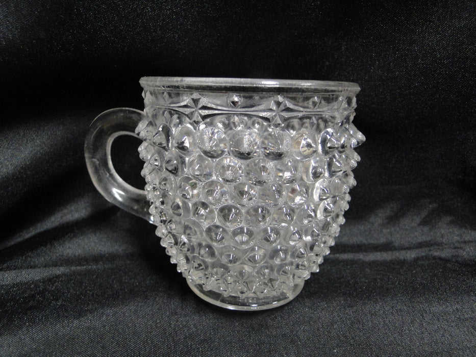 Columbia Double Eye Hobnail w/ Decorative Band, Pressed: 3" Tall Cup Only