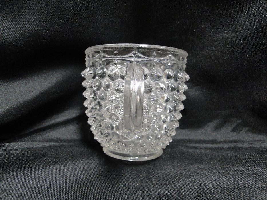 Columbia Double Eye Hobnail w/ Decorative Band, Pressed: 3" Tall Cup Only