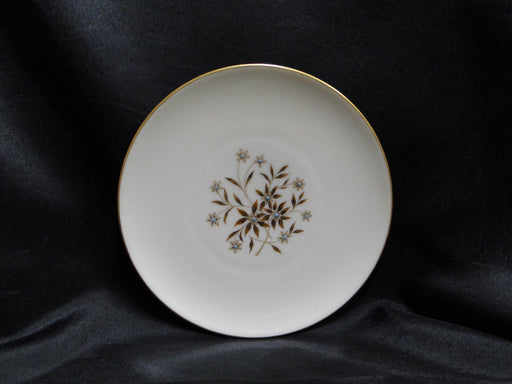 Lenox Starlight, Brown Flowers, Gold Trim: Bread Plate (s), 6 1/4"