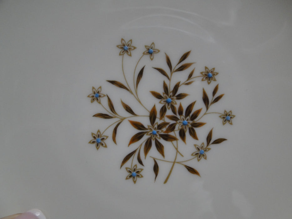 Lenox Starlight, Brown Flowers, Gold Trim: Bread Plate (s), 6 1/4"