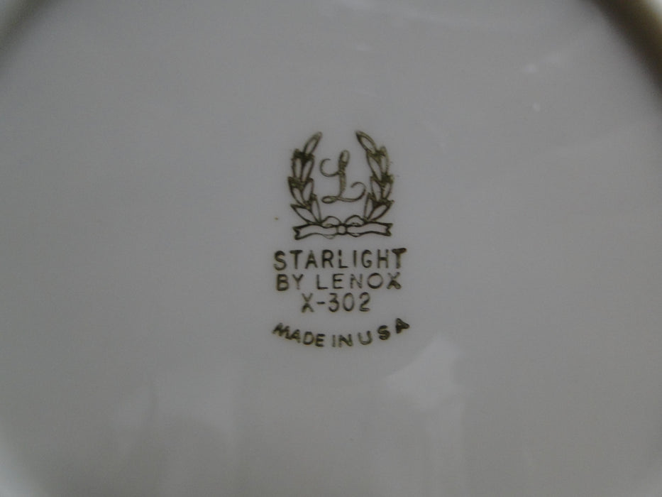 Lenox Starlight, Brown Flowers, Gold Trim: Bread Plate (s), 6 1/4"