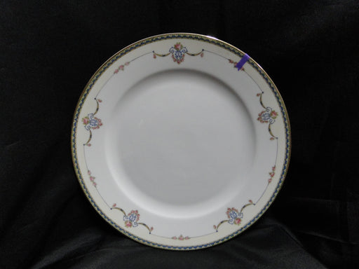 Noritake Laureate, 61235, Blue Border, Floral Swags: Dinner Plate, 9 7/8", As Is