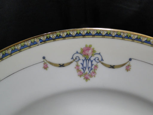 Noritake Laureate, 61235, Blue Border, Floral Swags: Dinner Plate, 9 7/8", As Is
