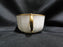 Redon, M (PL Limoges), White w/ Panels, Thick Gold: Cup & Saucer Set (s), 2"