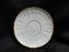 Redon, M (PL Limoges), White w/ Panels, Thick Gold: Cup & Saucer Set, 2", As Is
